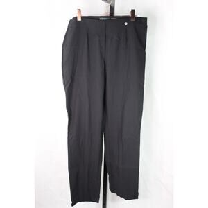 Robell Marie pull on pants black dress work career Euro 40 US 14 ankle cut